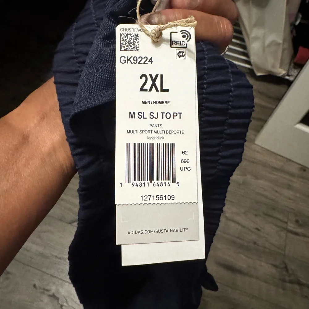 Adidas Black Jogger Pants - Picture 3 of 4